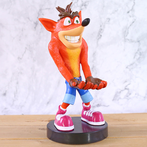 Crash Bandicoot PVC Figure Phone & Controller Holder Model Decoration Toy Brinquedo ► Photo 1/6