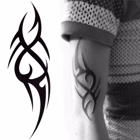 Price History Review On Black Stylish 3d New Man S Half Sleeve Arm Temporary Totem Tattoo Stickers Body Art Tatoos Boys Beauty Tools Aliexpress Seller Shop Store Alitools Io