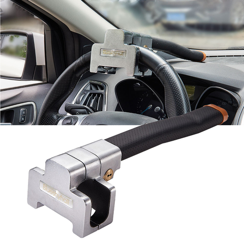 Universal Auto Car Anti Theft Security T Type Rotary Steering Wheel Lock with 2 Keys ► Photo 1/6