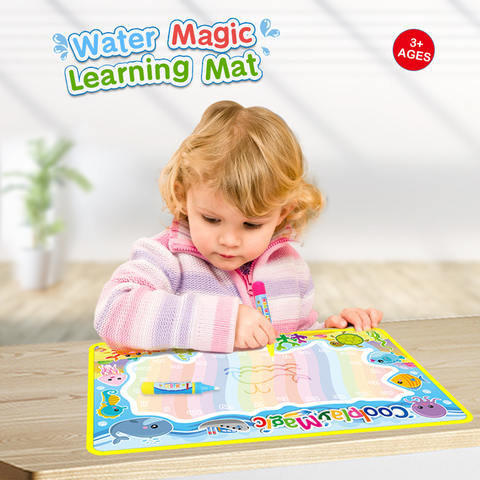 Big Size Water Drawing Mat Rug with Magic Pen Painting Board Kids