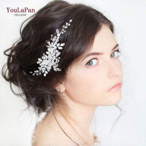 YouLaPan Many style Bridal Tiara Bridal Hair Vine Bridal Wedding hairpins clips  Wedding Hair Jewelry Handmade Wedding Headband ► Photo 1/6