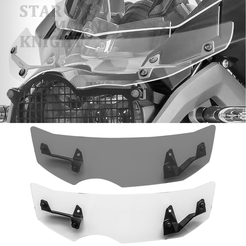 Motorcycle Windshield Windscreen Wind Deflector Extension For BMW R1200GS R 1200 GS LC Adv R1250GS R1250 Adventure 2013 - 2017 ► Photo 1/6