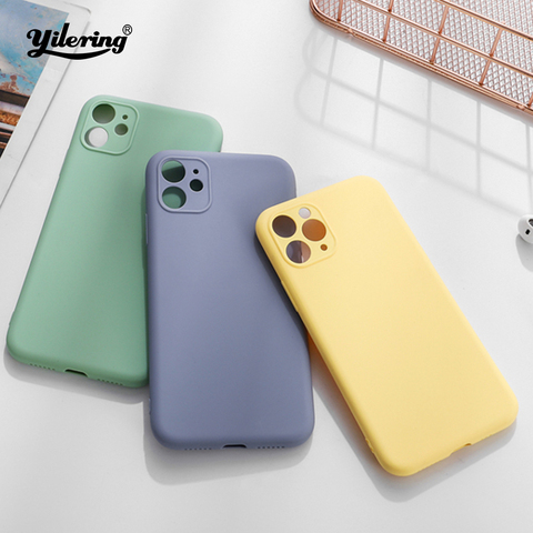 Fashion Color Soft Phone Case for IPhone SE 2022 XR X XS Max 7 8 Plus Case Cover for IPhone 11 Pro Max 12 Mini 12 Pro Max Case ► Photo 1/6