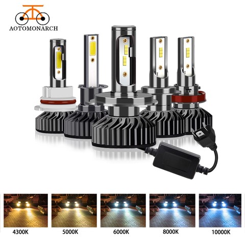 AOTOMONARCH H4 LED H7 Car Lights Bulbs H3 H8 H9 H11 881 9005 LED H1 9006 Car Headlight Lights For Auto Universal 12V AE ► Photo 1/6