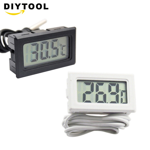 Mini LCD Digital Thermometer Hygrometer Temperature Sensor Humidity Meter For Indoor Outdoor Freezer Fridge ► Photo 1/6