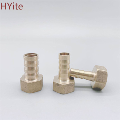 Brass Female Barb Hose Tail Fitting Fuel Air Gas Water Hose Oil 4m-12m 1/8'' 1/4'' 1/2'' Pneumatic Connector Connect Socket Plug ► Photo 1/4
