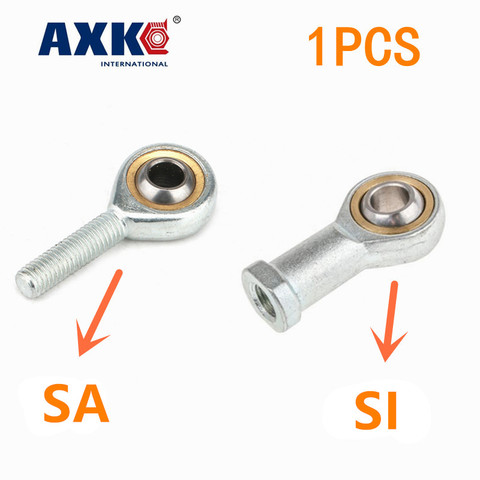 1PC SI5 6 8 10 12 14 16 TK Metric Male Left Female Right Hand Thread Rod End Joint Bearing AXK Bearing rod end joint bearing ► Photo 1/6