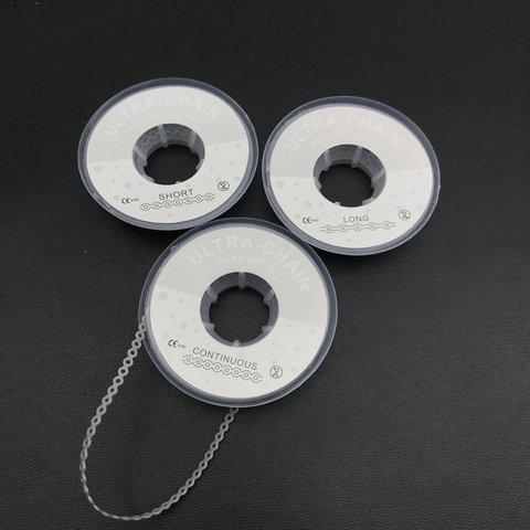 15 Feet Grey Dental Orthodontic Elastic Ultra Power Chain Band 1 Roll  tooth whitening 4.75m ► Photo 1/6