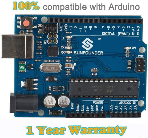 SunFounder Uno R3 for Arduino ATMEGA328P ATMEGA16U2 ► Photo 1/6