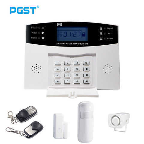 PGST PG505 Keypad GSM Alarm Security 433MHz Wireless Smart Home Burglar Alarm System APP Control Motion Detector Door Sensor ► Photo 1/6