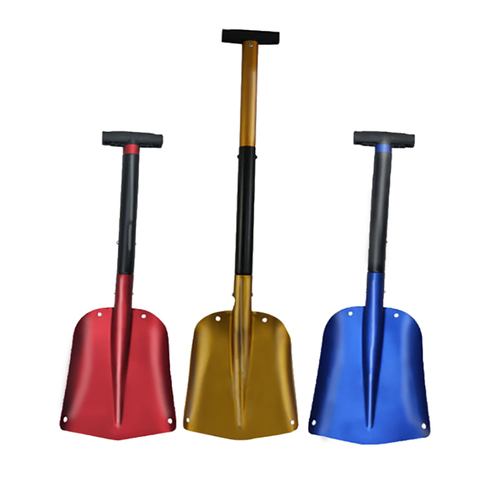 Outdoor gardening planting shovel long telescopic aluminum alloy car multi-function portable detachable combination snow shovel ► Photo 1/6