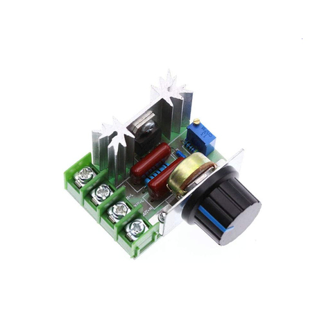 AC 220V 2000W SCR Voltage Regulator Dimming Dimmers Motor Speed Controller Thermostat Electronic Voltage Regulator Module ► Photo 1/6