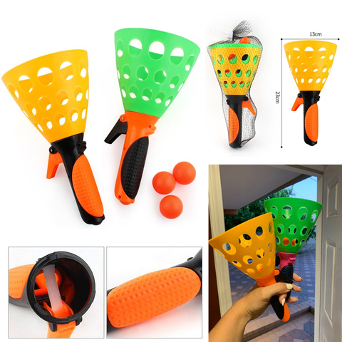1 Pairs Double Butt Ping Pong Ball Outdoor Sports Game Toy Launch Throw Catch Ball Set Parent-Child Interactive Toys ► Photo 1/6