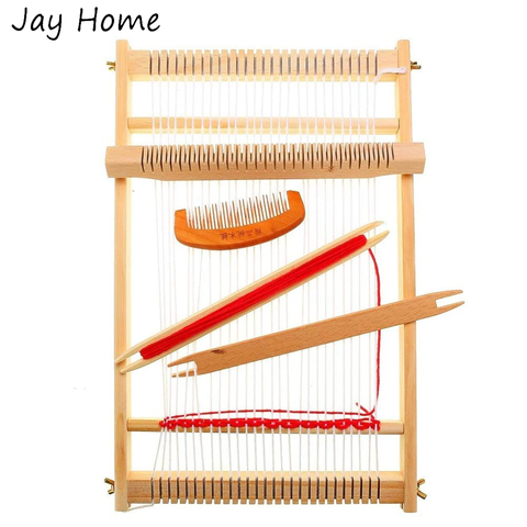 Weaving Loom Kit Wooden Warp Loom Frame 15.711.81.4 inches Hand Knitting Loom Tapestry Hand-Knitted Machine DIY Woven Set ► Photo 1/6