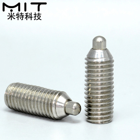 Spring plungers 304 Stainless Steel plungers ，screw  spring pin,M4 M5 M6 M8 M10 M12 ,304 Stainless Steel ► Photo 1/3