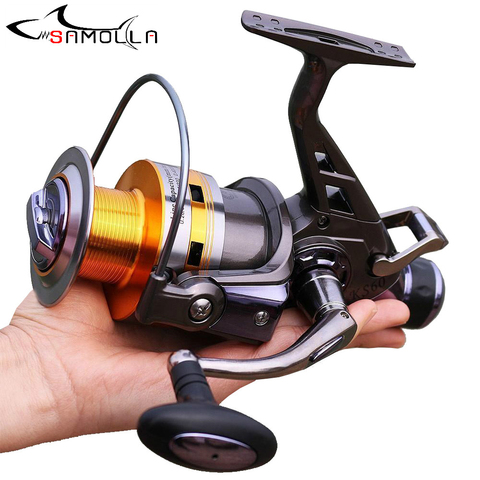 2022 Fishing Reel Strong All Metal Double Brake Max Drag 30kg Spinning Reel  Molinete Carp 9+1BB 5.2:1 Fishing Tools Fishing Gear - Price history &  Review, AliExpress Seller - SAMOLLA Official Store