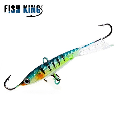 FISH KING 12/15/25g 3D Eye Lead Jig For Winter Fishing Balancers Wobblers Hard Lure Sinking Minnow Ice Fishing Lures Accessories ► Photo 1/6