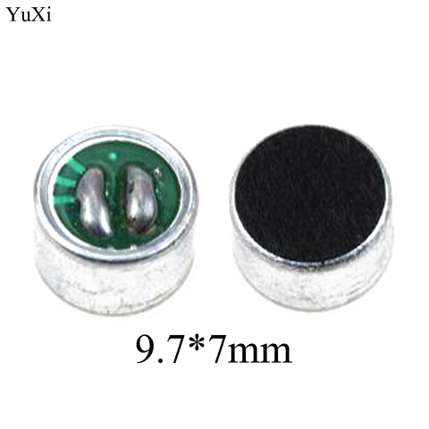 YuXi 10 PCS 9.7mm x 7mm / 9.7*7mm MIC Capsule Electret Condenser Microphone ► Photo 1/4