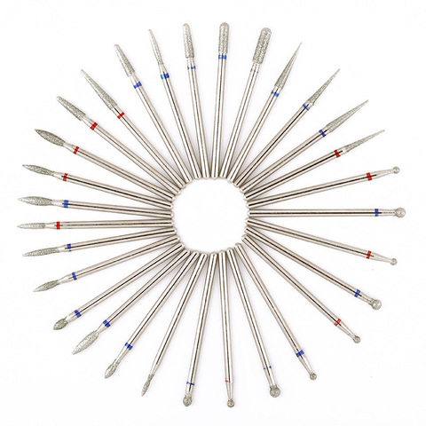 BNG Nail Drill Nails Gel Cutter Polish Carbide Cuticle Clean Rotary Electric Manicure Pedicure  Round Top Diamond Nail Drill Bit ► Photo 1/6