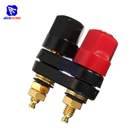 Connecter Banana Plug Gold Plate Red Black Connector Terminal Banana Plugs Binding Post in Wire Connectors 4MM ► Photo 1/4