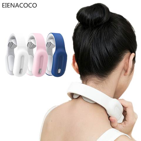 Smart Electric Neck and Shoulder Massager Low Frequency Heating Pain Relief  Tool