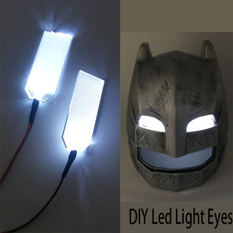 Halloween DIY LED Light Eyes Kits for 1:1 Batman Helmet Cosplay Glow Eyes Modified Mask Accessories CR2032 Type ► Photo 1/1