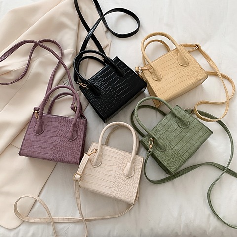 Crocodile Patent Mini Crossbody Bags For Women Small Handbag Small Bag PU  Leather Hand Bag Ladies Designer Evening Bags 2022 - Price history & Review