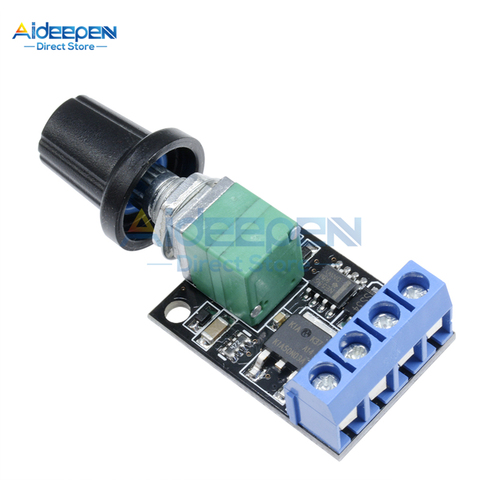 5V 12V 10A Voltage Regulator PWM DC Motor Speed Controller Governor Stepless Speed Regulator LED Dimmer Power Controller ► Photo 1/6