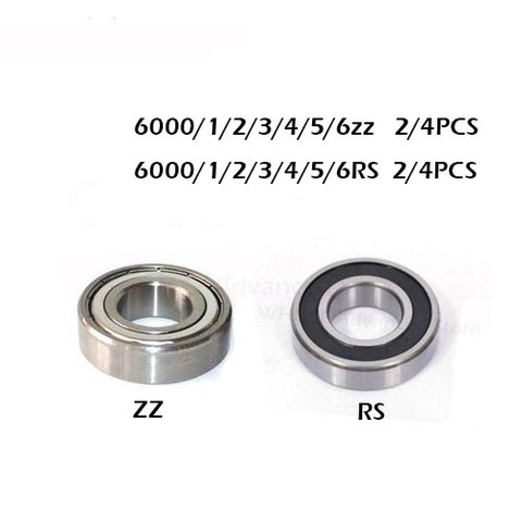 2/4pcs 6000zz rs 6001ZZ 6002RS 6003-2Z 6004Z 6005-2RS 6005-2RS ZZ RS RZ 2RZ Deep Groove Ball Bearings High Quality ► Photo 1/5