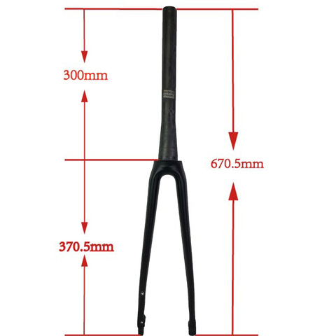 Superlight 700C carbon road bike disc brake fork 100*12 carbon fiber Bike fork 1 1/2 tapered  UD matte/glossy road bicycle parts ► Photo 1/6