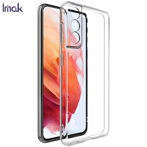 For Samsung Galaxy S21 5G Case IMAK Ultra Thin Soft TPU Clear Back Cover Phone Cases For Samsung Galaxy S21 Ultra 5G ► Photo 1/1