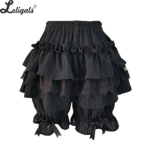 Ruffled Lace Bloomer Lolita Shorts