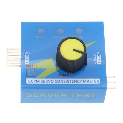 Servo Tester Gear Test CCPM Consistency Master Checker 3CH 4.8-6V with Indicator Light ► Photo 1/6