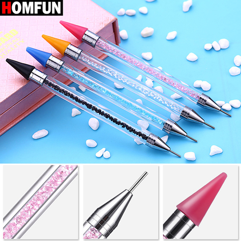 HOMFUN DIY Diamond Painting Pen Tool Accessories Rhinestones Pictures Double  Head Diamond Embroidery Point Drill Pen Gift - Price history & Review, AliExpress Seller - Homfun Official Store