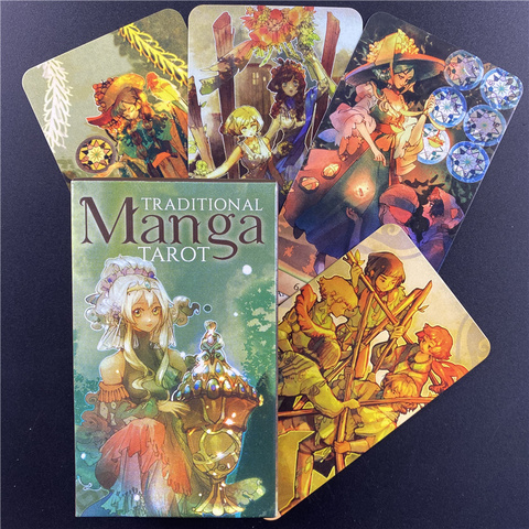 Best Sell Traditional Manga Tarot Cards  English Oracle Cards Women Girls Tarot Deck Board Game ► Photo 1/6