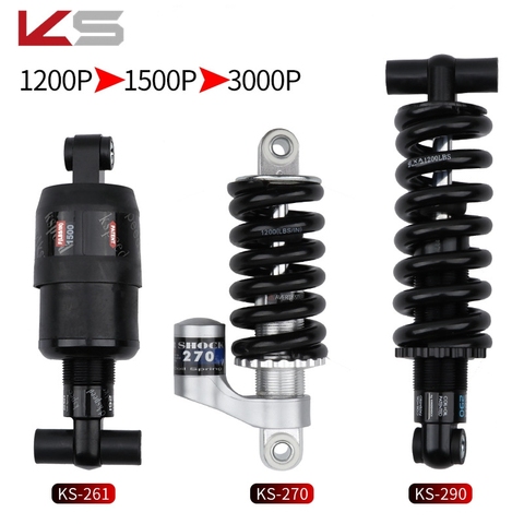 KS Shock Absorber MTB Mountain Bike Rear Shocks High-Pound Spring Damper Electric Scooter Folding Bicycle Parts ► Photo 1/6