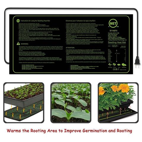 Waterproof Seedling Heating Mat Seed Germination Propagation Clone Starter Pad ► Photo 1/6