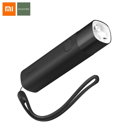 LED Flashlight Power-Bank Brightness SOLOVE X3 3000mAh Mobile Power USB Multi-function Brightness Torch Bank Portable Lighting ► Photo 1/6