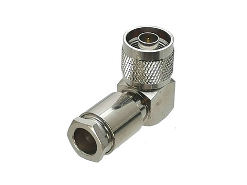 1pcs N Male Plug Connector Clamp RG8 LMR400 7D-FB RG213 Cable RF Coaxial Brass New Right angle ► Photo 1/4
