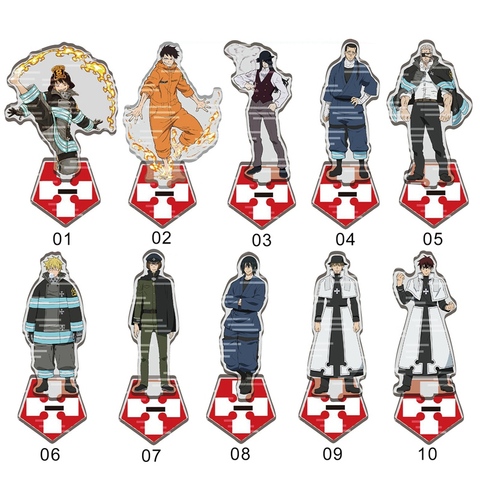15CM Cool Japanese Anime Fire Force Acrylic Stand Figure Model Plate Holder  Cake Topper Toys Desktop Decor for Kids Boy Gift - Price history & Review |  AliExpress Seller - PRC-YYDS Store |