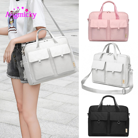 New Women Handbag Office Travel Shoulder Messenge Men Laptop Bag Notebook Carrying Case Briefcase for MacBook 13.3 14 15.6 Inch ► Photo 1/6