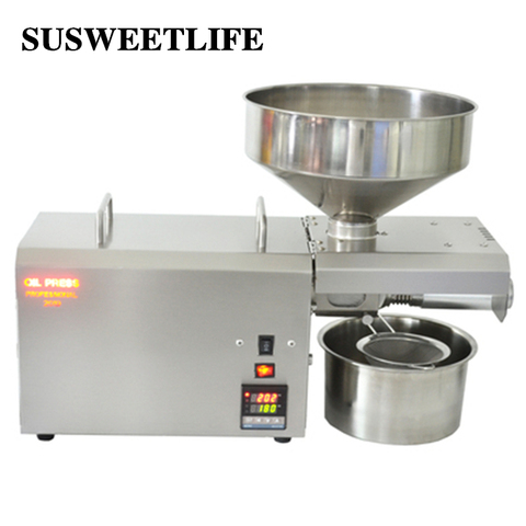 Multifunctional oil press machine for factory price oil press machine tool/1500W oil expeller for sale ► Photo 1/6