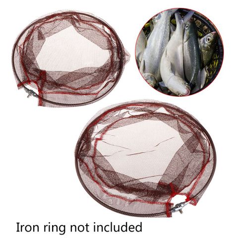 Fishing Net Mesh Bag Silicone Landing Net High Density Tackle Accessories 35/40cm Portable ► Photo 1/6