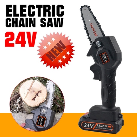 Portable One-Hand Electric Wood Cutter Cutting Tool Chain Saw Woodworking  Cutter