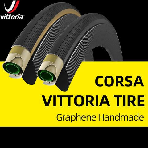 VITTORIA CORSA  Rally Tubular Tire SPEED 2.0 Tubeless Road Bike Tire Tyre Tubuless Ready 700C 23 25c Yellow Black ► Photo 1/6