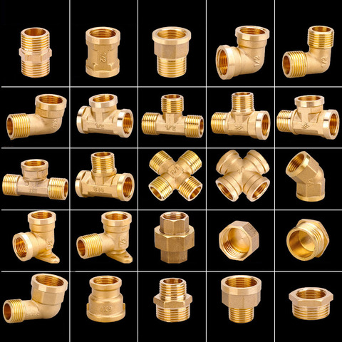 1PCS Water pipe plumbing fittings 6 points to 4 points copper reducing inner wire hose outlet double inner wire pair connector ► Photo 1/6