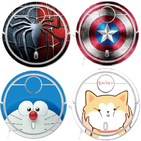 2022 Newest Cute Stickers for XIAOMI MIJIA Robot Vacuum Cleaner Beautifying Protective Film Sticker paper cleaner parts ► Photo 1/6