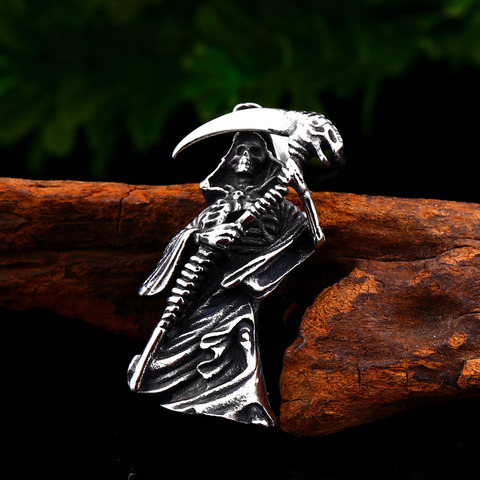 Beier 316L stainless steel Classic devil skull knife men's pendant necklace punk high quality jewelry LLBP8-431P ► Photo 1/5