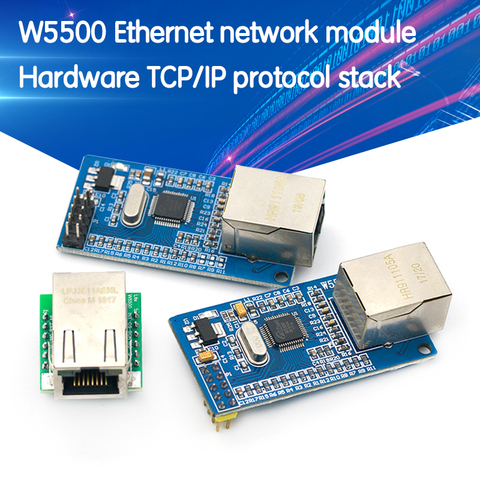 W5500 Ethernet network module hardware TCP / IP 51 / STM32 microcontroller program over W5100 ► Photo 1/5