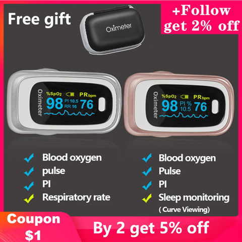 Finger oximeter breath rate Lung function test Respiratory rate Sleep monitoring Data logging monitores 심박계 ► Photo 1/6